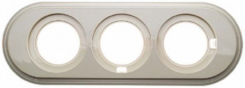 Рамка-ретро универсальная Bironi Лизетта 3-м. пластик слоновая кость картинка